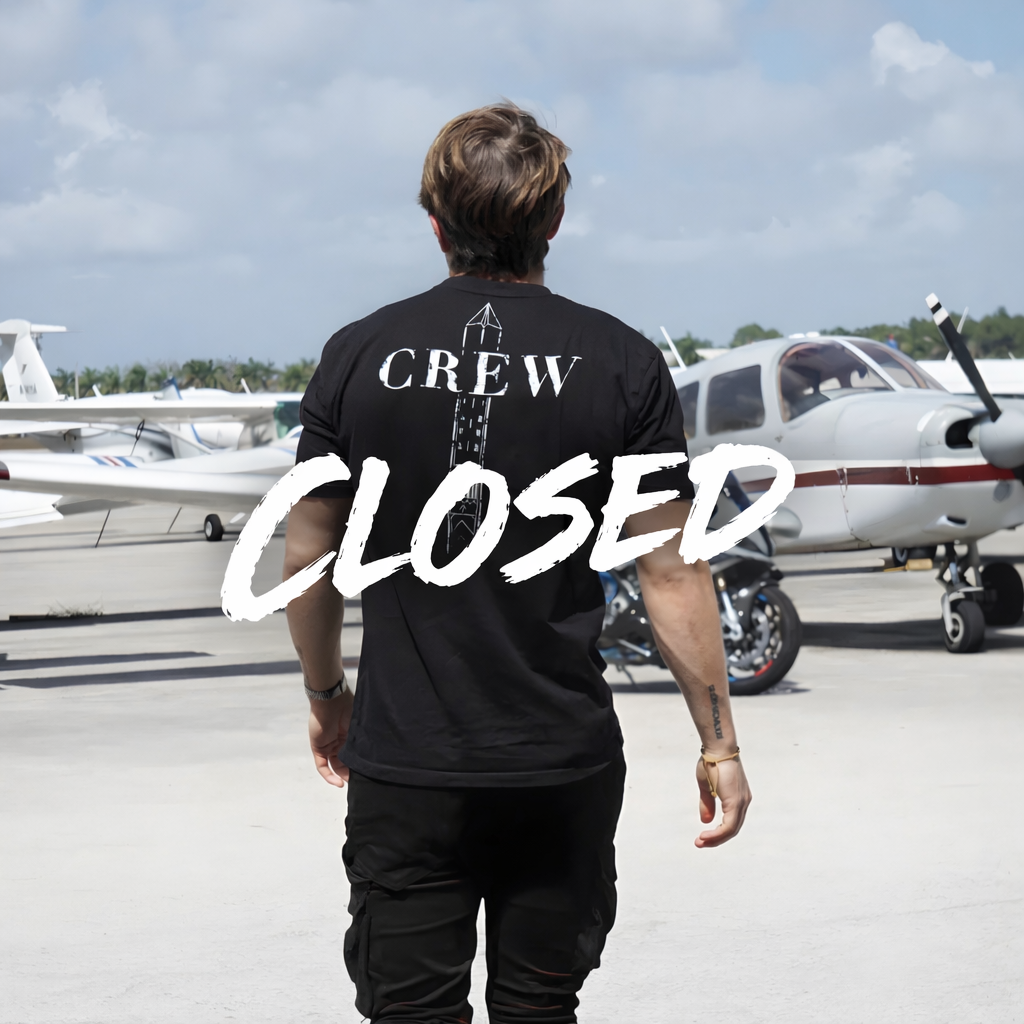 Drop 001: CREW | Flight Tee (Archived)